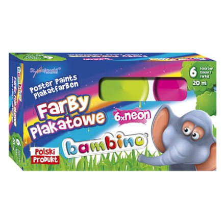 Bambino farby plakatowe 8/20 ml