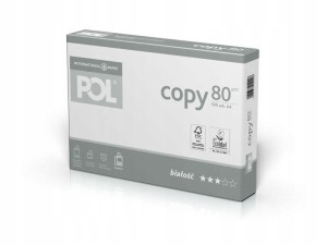 Papier ksero A4 Pol Copy 80g/m2 A'500 biały 