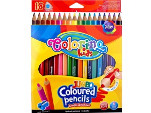 Kredki ołówkowe trójkątne Colorino 18k