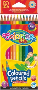Kredki ołówkowe Colorino 12k hexagonalne